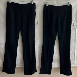 Alexander McQueen black straight low rise pants, size IT 38/US XS, classic.